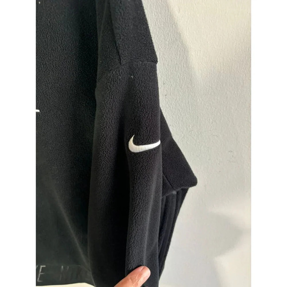Nike Soul Womens Long Sleeve Pullover Oversized Dri Fit Sweatshirt Black Sz L - Picture 6 of 9